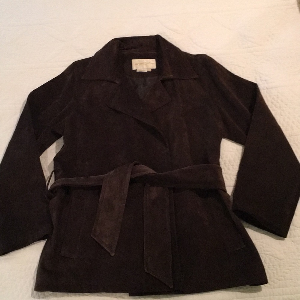 Women’s Leather Suede Car Coat